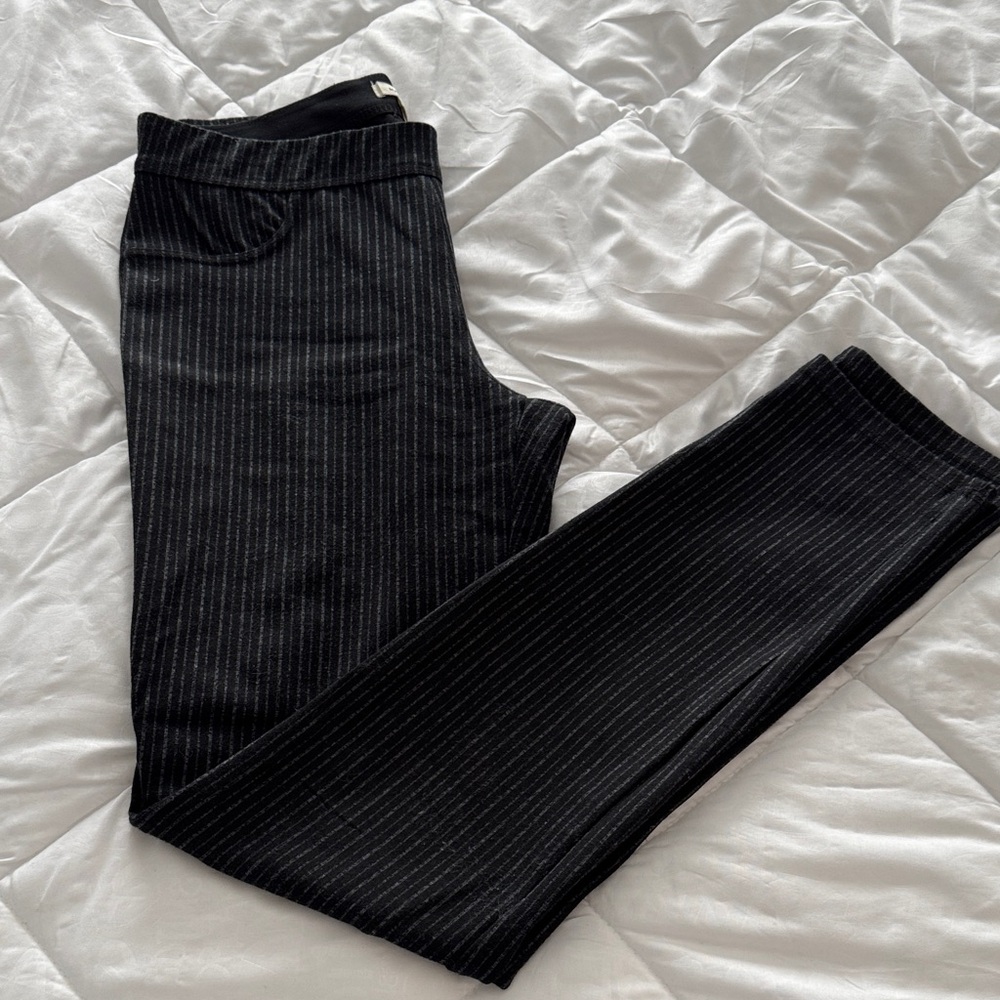3 for $25 Max Studio Black Pinstripe pull on Pants